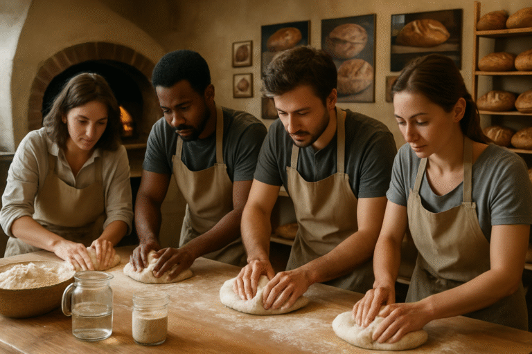 découvrez notre formation dédiée à l'apprentissage de la boulangerie au levain. que vous souhaitiez vous reconvertir ou perfectionner vos compétences, explorez un programme complet alliant techniques artisanales et accompagnement personnalisé.