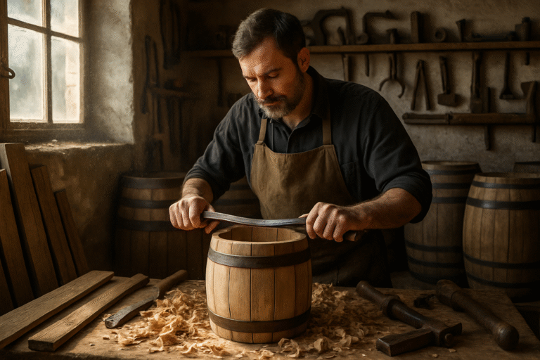 découvrez l'artisanat du bois à travers la fabrication de barriques : un savoir-faire traditionnel, des techniques ancestrales et la passion des artisans pour la qualité et l'authenticité.