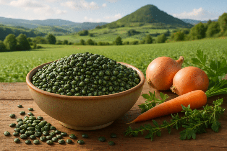 découvrez l'origine de la lentille verte du puy, son label aop et des idées de recettes savoureuses pour sublimer ce trésor du terroir français.