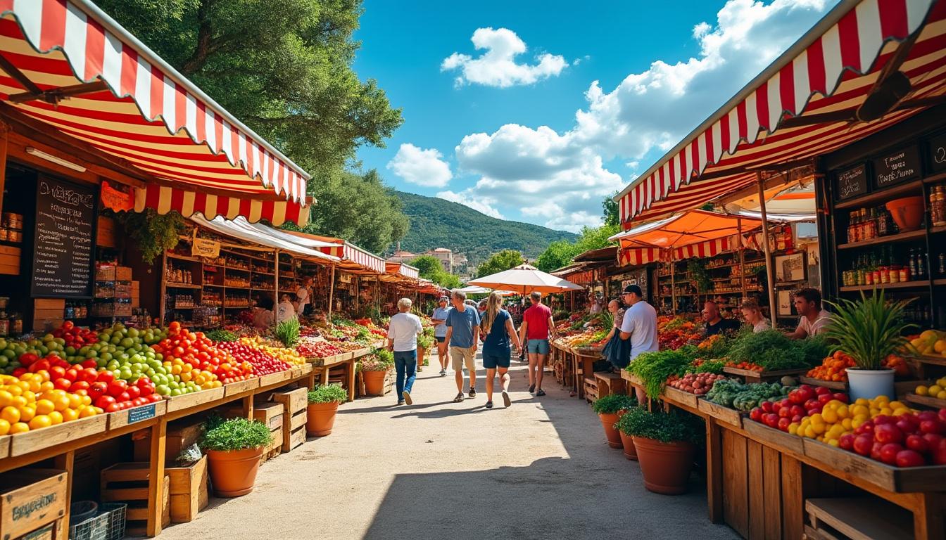 découvrez l’authenticité de la provence en visitant un marché de producteurs locaux : produits frais, saveurs du terroir et ambiance conviviale au cœur de la région. vivez une expérience authentique et gourmande !