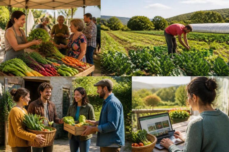 découvrez les avantages des circuits courts alimentaires : choisissez entre amap, marchés locaux, fermes ou achats en ligne pour consommer frais, local et responsable.
